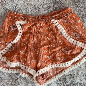 Abercrombie & Fitch Loose Boho Shorts